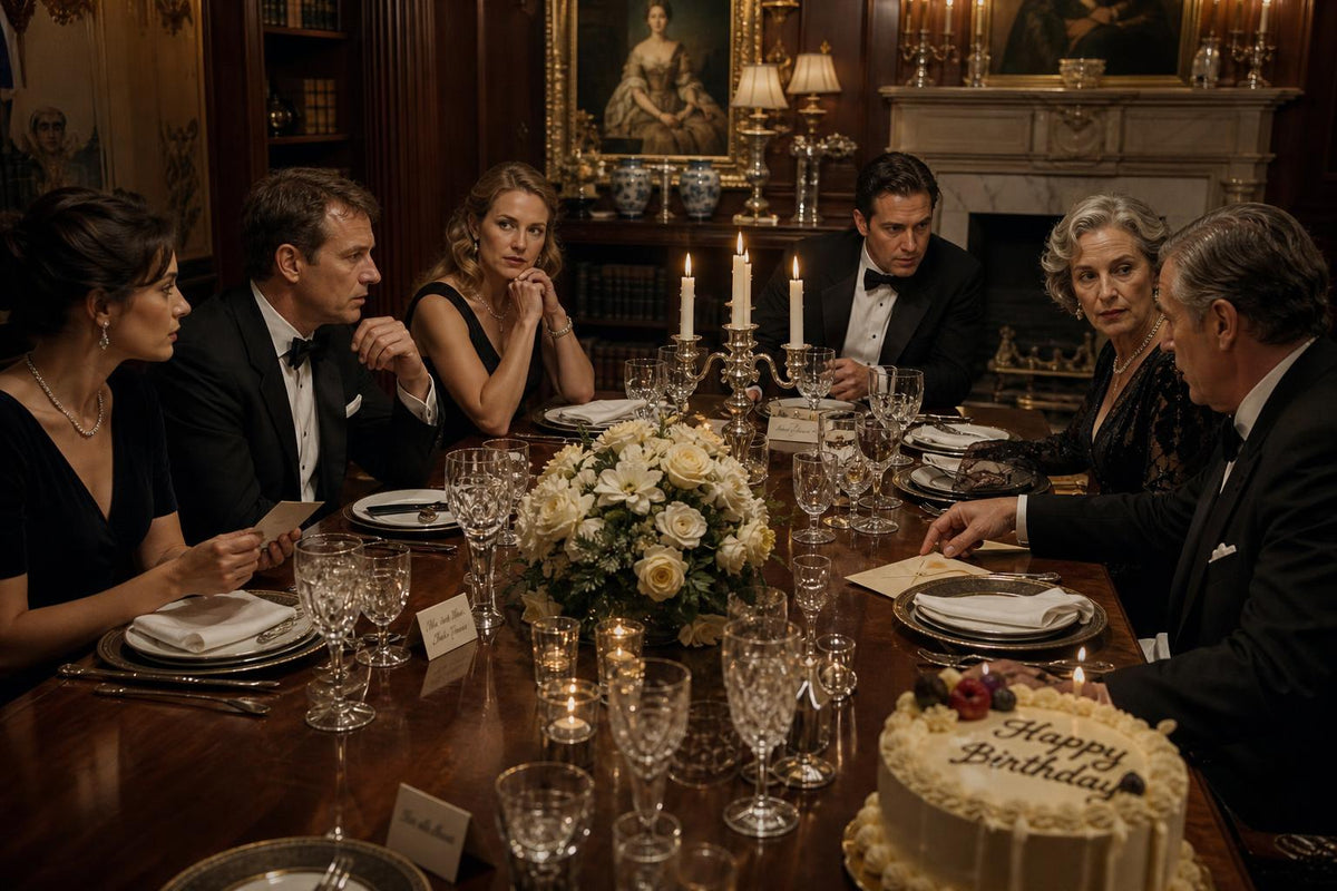 Birthday Murder Mystery for 6 Players: Guaranteed Suspense