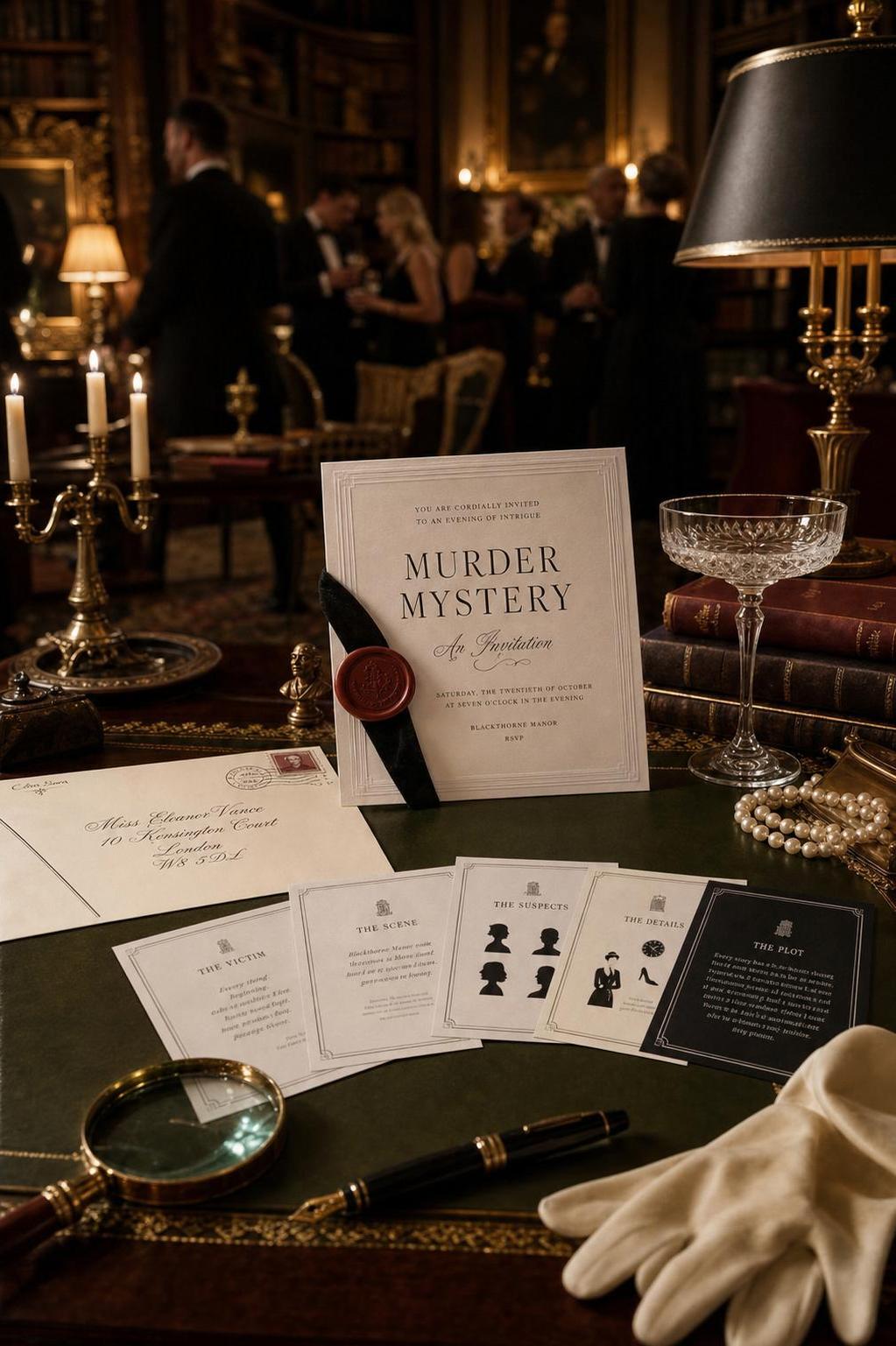 Murder Mystery Invitations: Templates, Ideas and Wording Tips