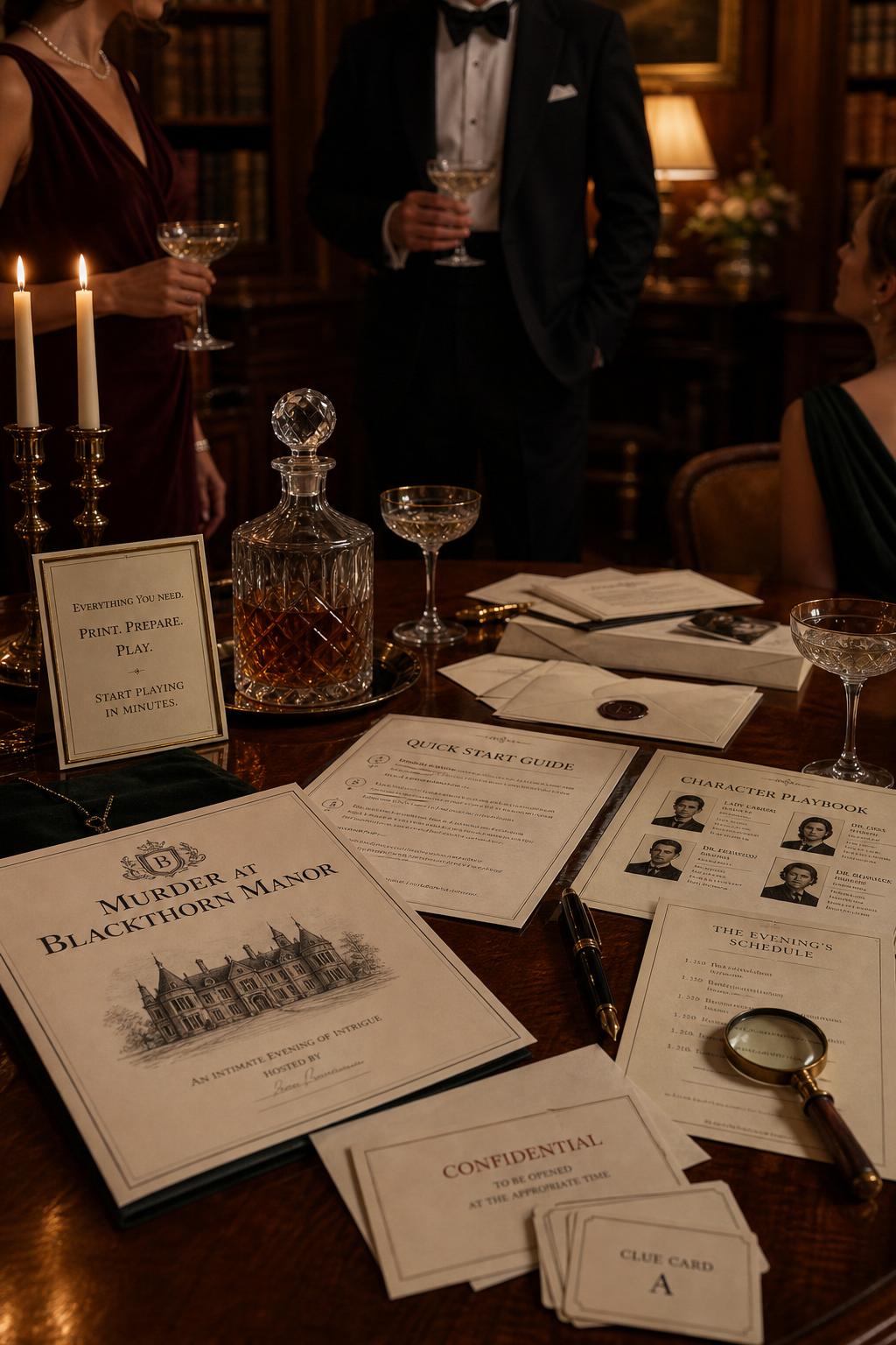 Printable Murder Mystery Games: Start Playing in Minutes