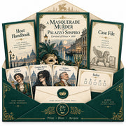 Masquerade Murder Mystery Dinner Game Kit - Carnaval of Venice, 1899 - Host Plays Along