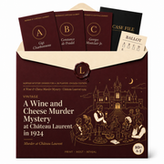 A Wine and Cheese Murder Mystery Game at Château Laurent in 1924